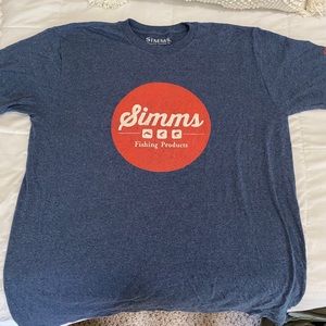 Simms fishing products navy blue T-shirt